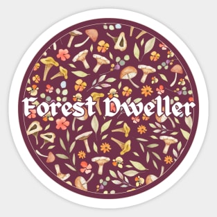 Forest Dweller Painterly Sticker